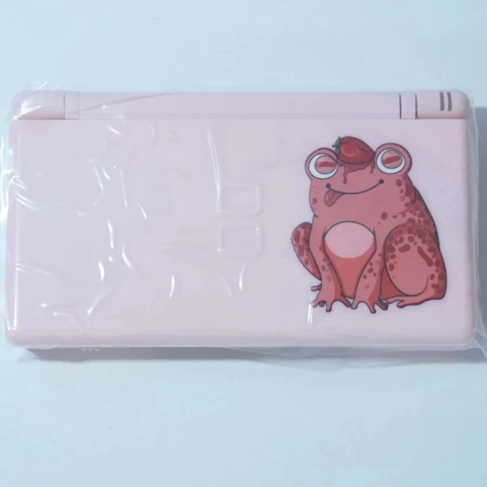 Nintendo Pink Handheld Console with Frog Design